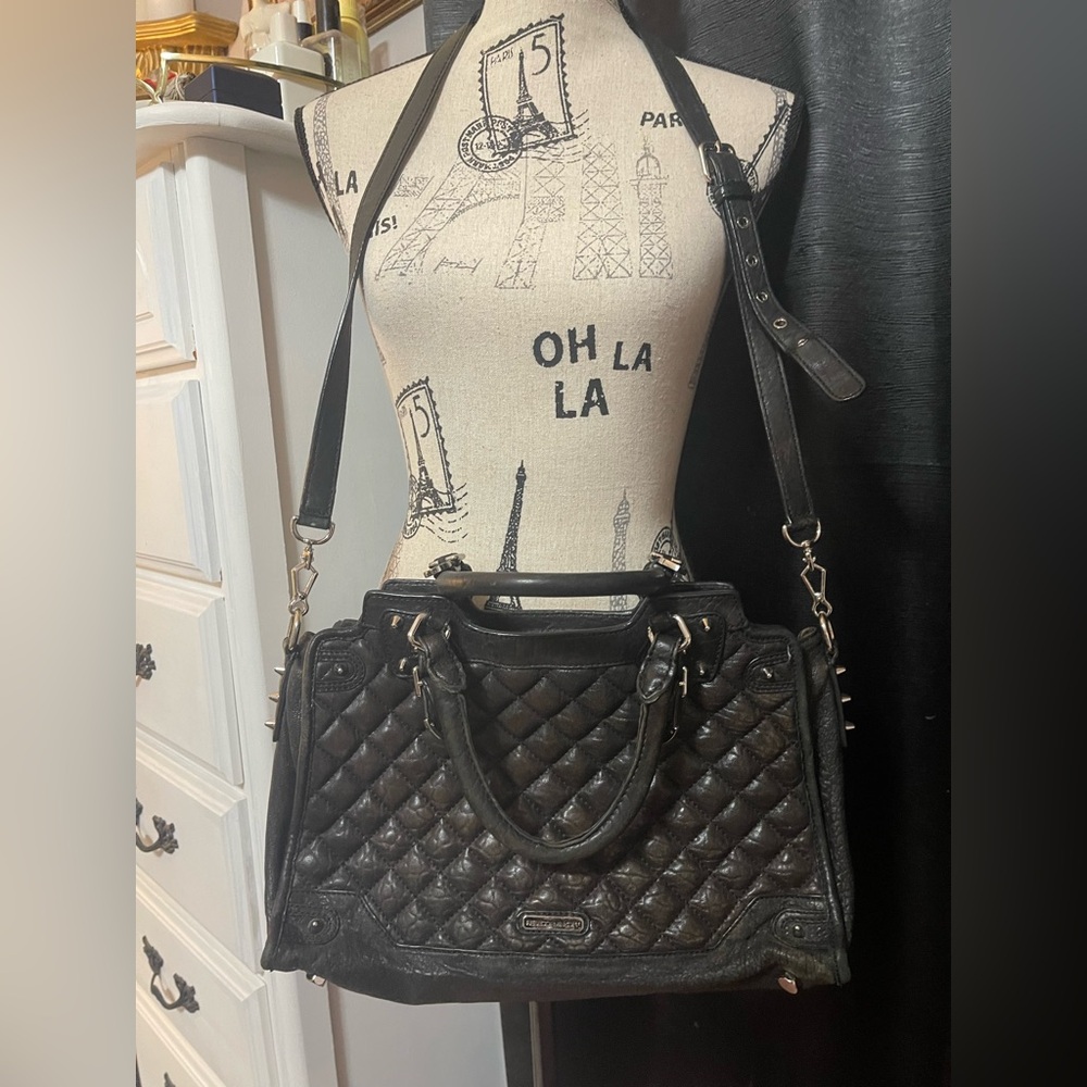 Rebecca Minkoff Leather Studded Crossbody Bag